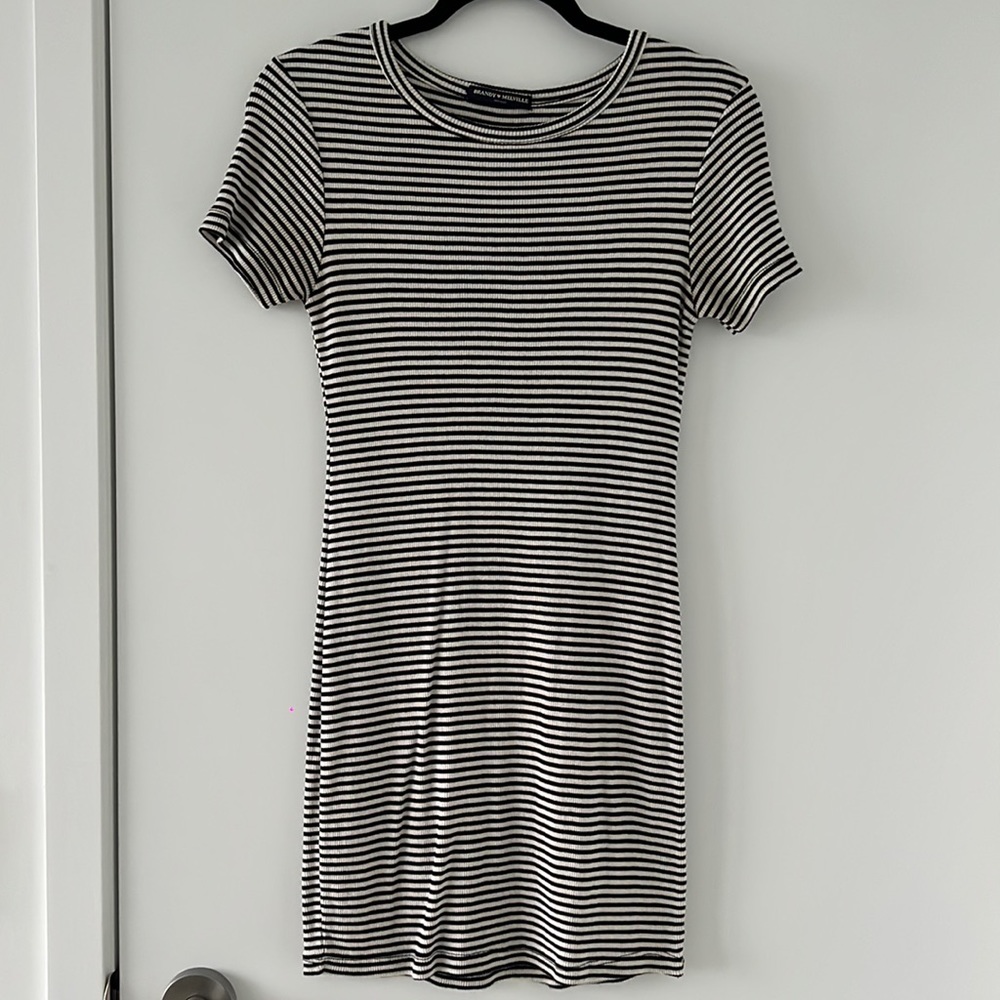 Brandy Melville Striped Mini Dress - size  One size